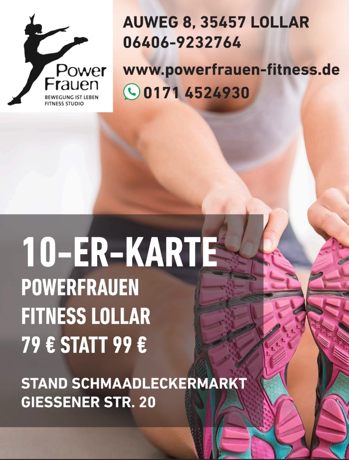 10er-Karte Powerfrauen Fitness Lollar